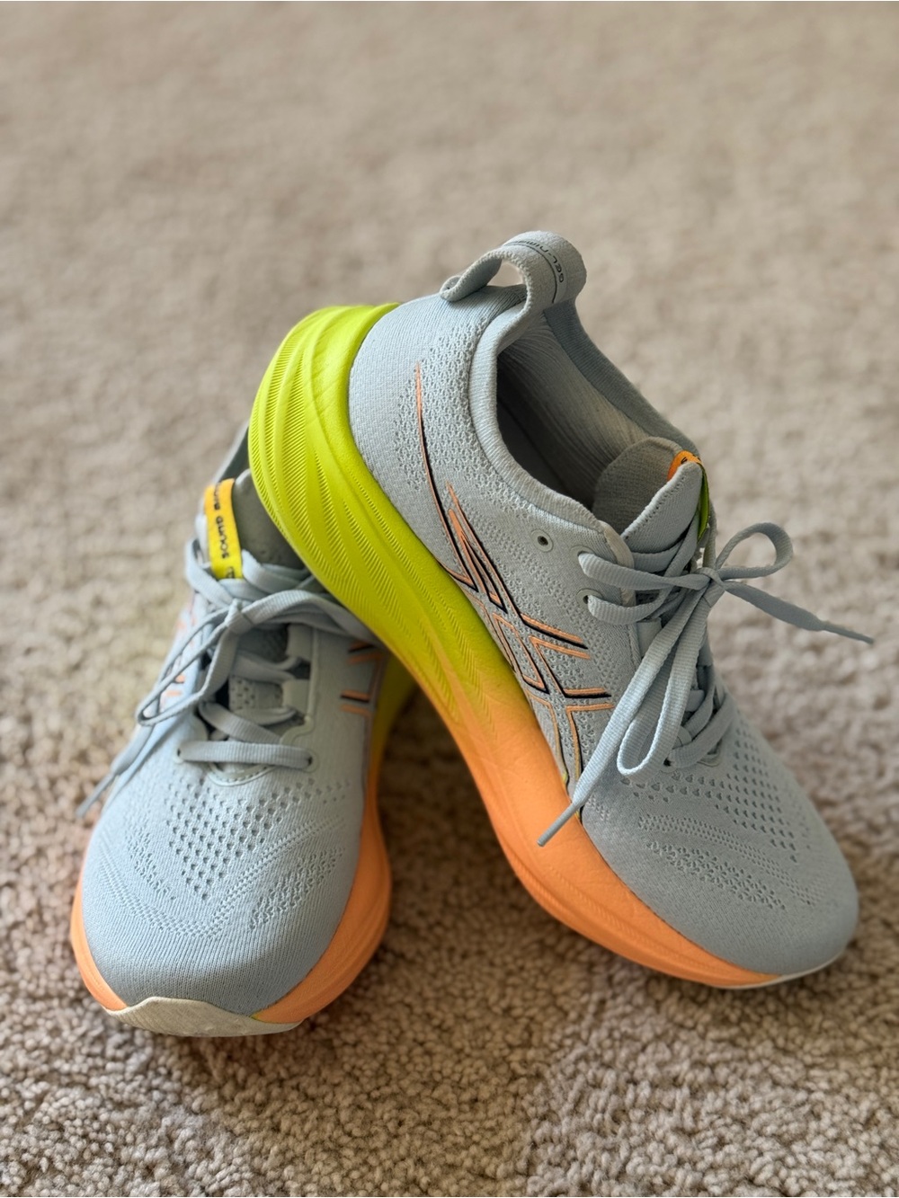 ASICS Gel Nimbus 26. US size 6.5. Only worn a few times. Like new.